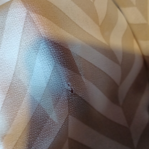 Chevron print palazzo pants. - Picture 7 of 7